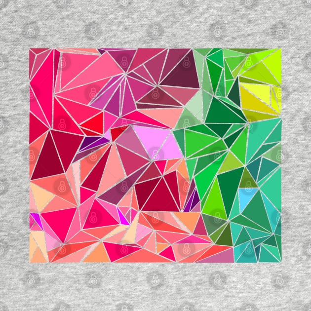 Polygonal Colorful Pattern by TheArtism